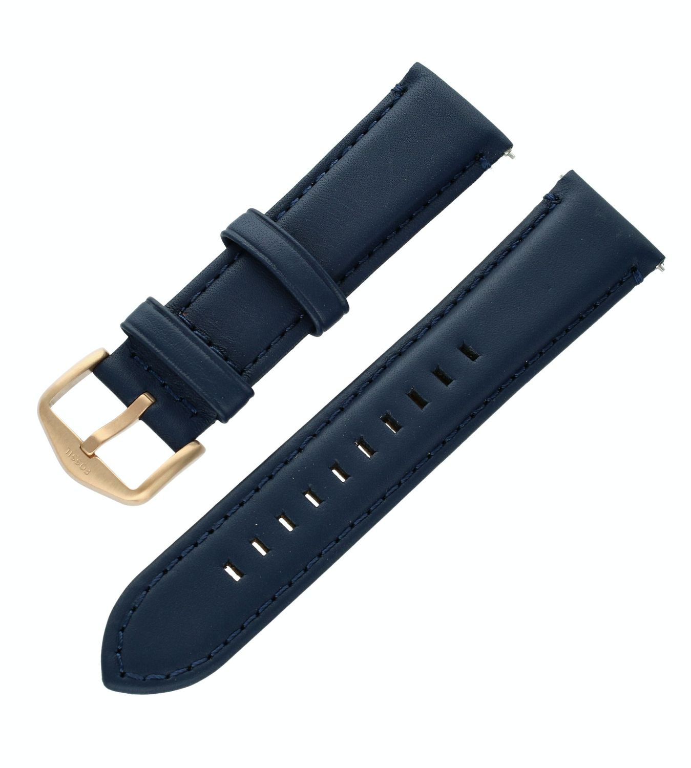 Pasek do zegarka Fossil FS4835 Granatowy skórzany 22 mm.jpg